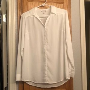 White long sleeve blouse